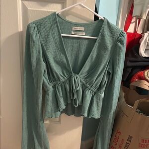 Green Women's Top